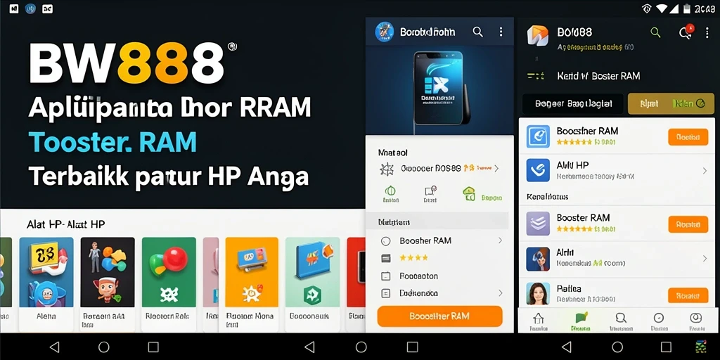 Tampilan antarmuka BW888 yang sederhana dan mudah digunakan.