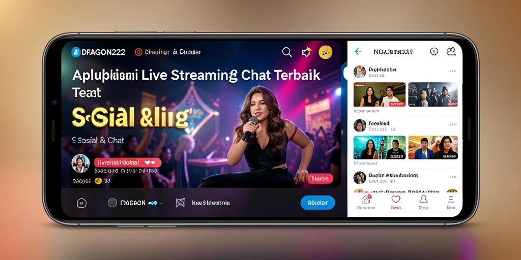 Antarmuka pengguna DRAGON222 yang interaktif dan menarik untuk Live Streaming.