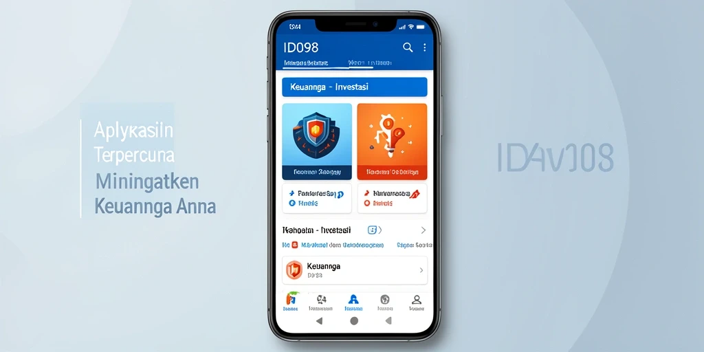 Tampilan antarmuka pengguna ID098 yang modern dan fungsional
