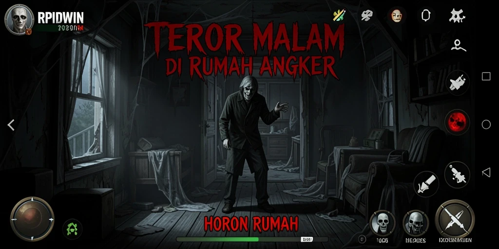 Antarmuka penuh kengerian dalam RPIDWIN.