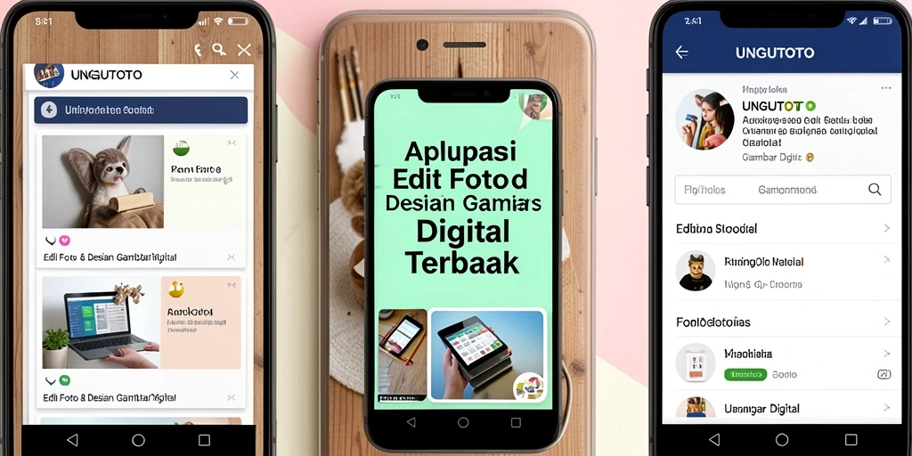 Tampilan antarmuka UNGUTOTO yang intuitif dan fungsional.